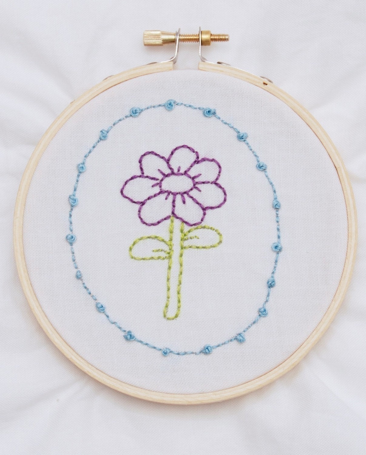 Flowers embroidery pattern packet flower embroidery design | Etsy