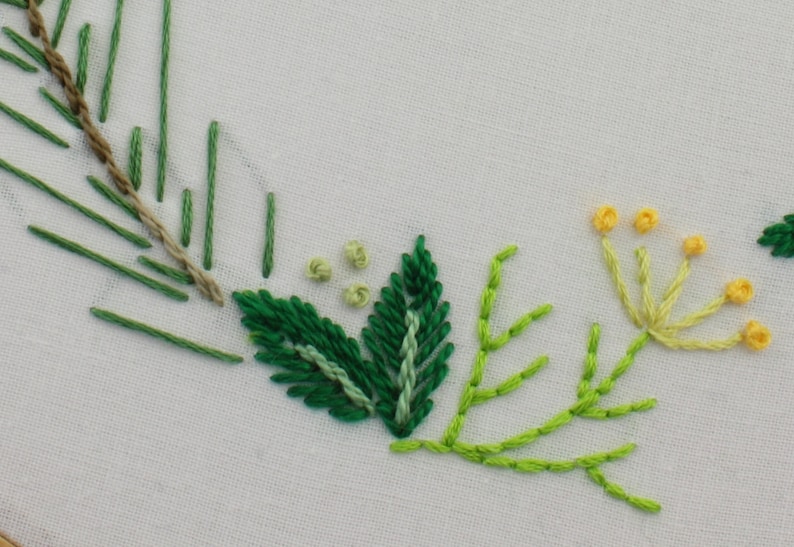 Herb Embroidery Design Herbs Hand Embroidery Pattern image 5