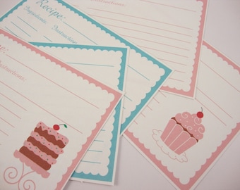 printable recipe cards 4 x 6 editable pdf