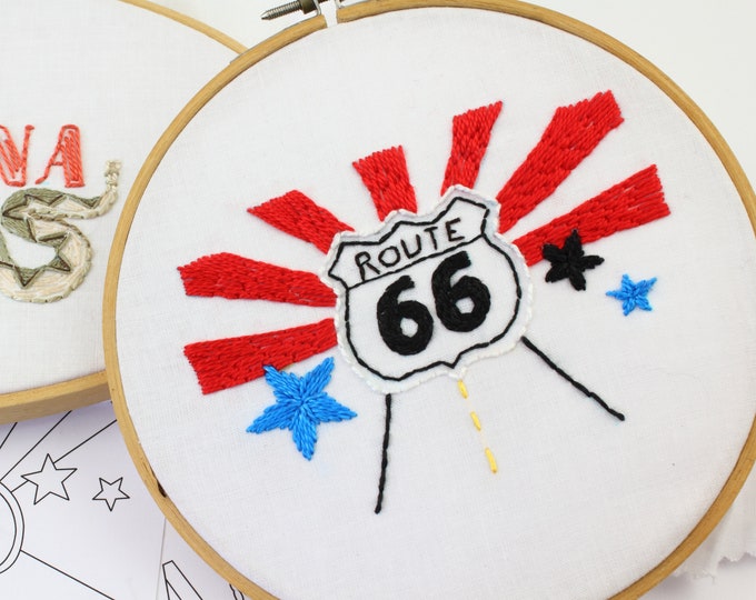 Arizona Embroidery Design Hand Embroidery Arizona Pattern Etsy