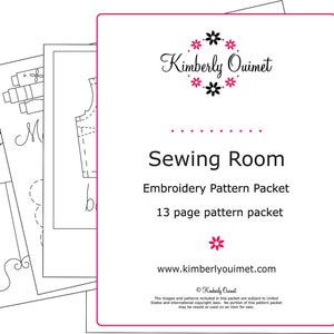 Sewing Room Hand Embroidery Pattern image 3