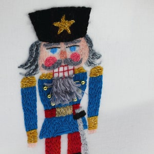 Nutcrackers Christmas Nutcracker Embroidery Pattern Set Hand Embroidery Nutcracker Pattern image 2