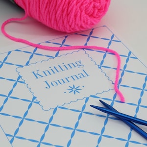Printable Knitting Binder Set Knitting Journal Pages