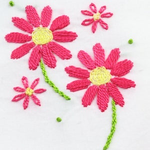 daisy hand embroidery pattern daisy embroidery daisy design