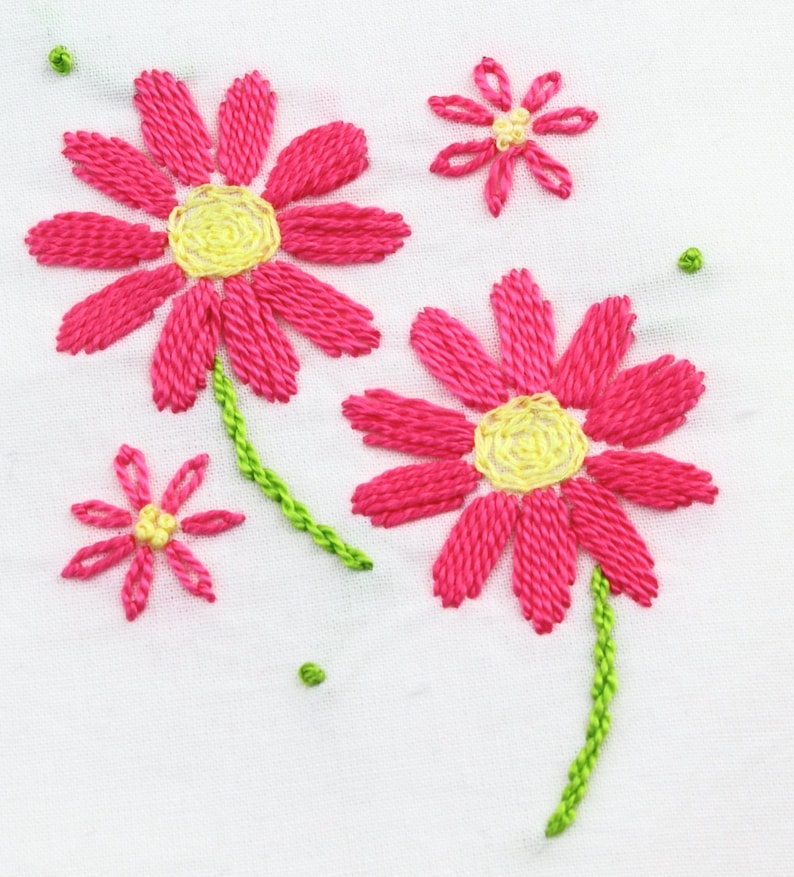 Daisy hand embroidery nwcvq daisy embroidery daisy design  etsy Daisy hand embroidery nwcvq daisy embroidery daisy design  etsy