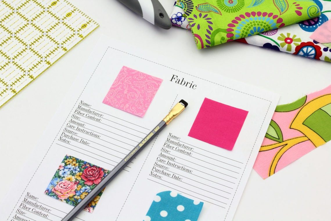 Quilting Journal Printable Quilt Journal Binder Set Etsy