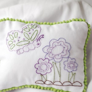 Embroidery Patterns, Hand Embroidery Butterfly Embroidery Pattern Butterfly Design image 2