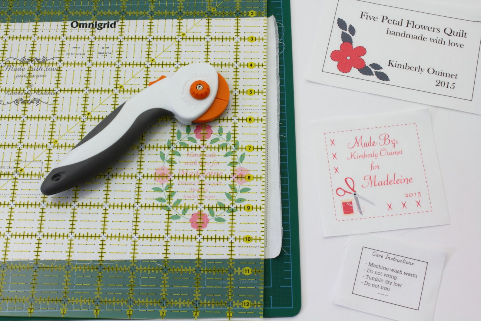 Printable Quilt Labels Editable Label Customized Tag Personalized Quilt ...