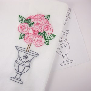 Rose Embroidery Design Rose Hand Embroidery Pattern
