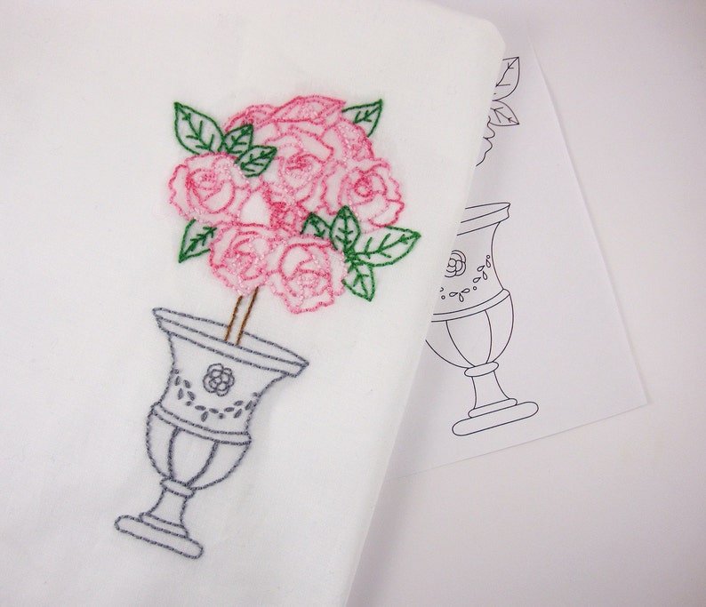 Rose embroidery design rose hand embroidery pattern  etsy Rose embroidery design rose hand embroidery pattern  etsy
