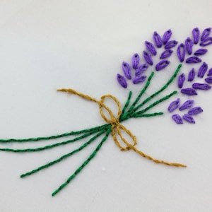 Herb Embroidery Design Herbs Hand Embroidery Pattern image 1