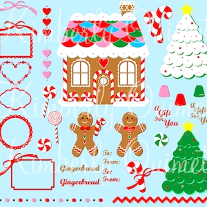 Digital Clipart Gingerbread Digital Clipart image 1