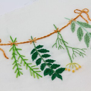 Herb Embroidery Design Herbs Hand Embroidery Pattern image 7