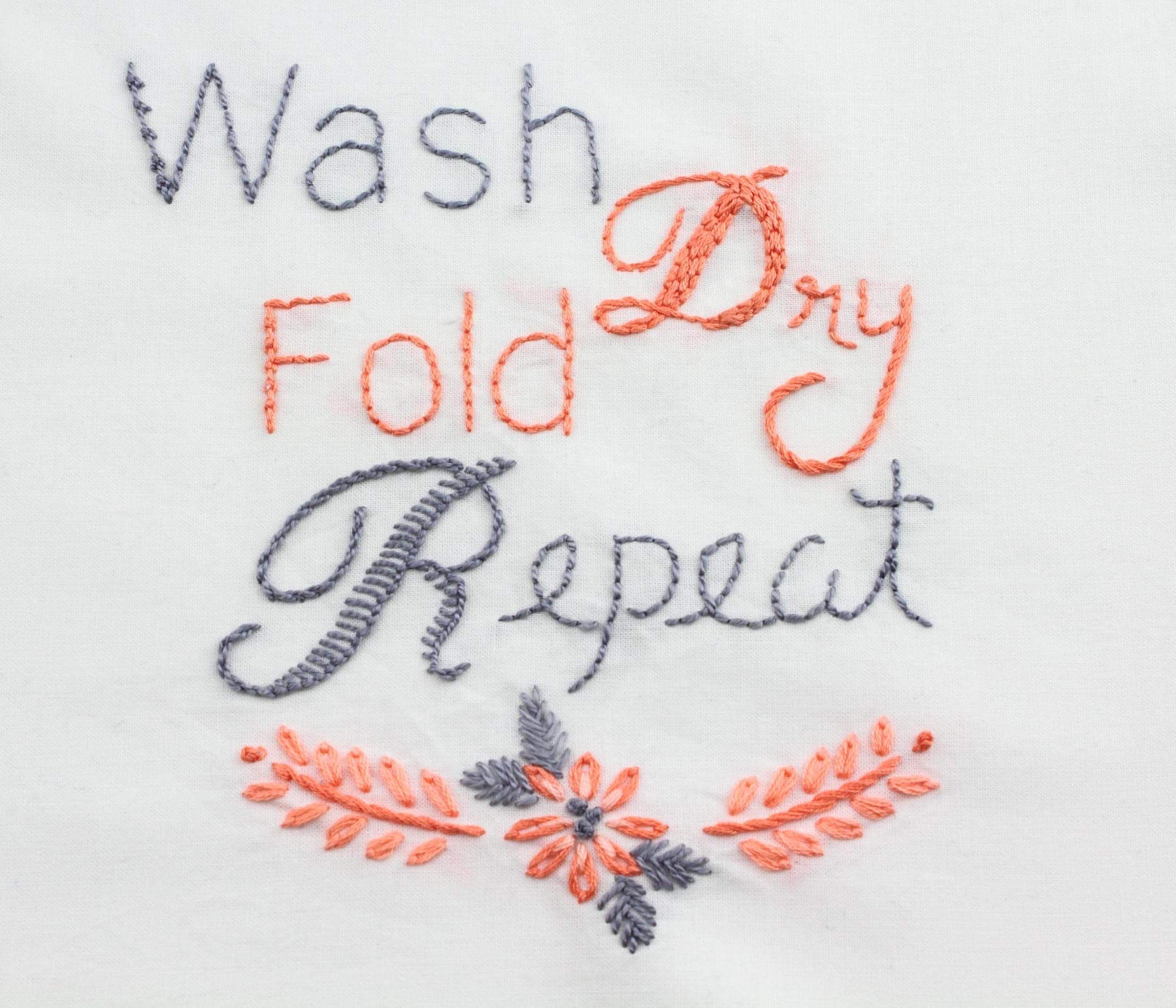 Laundry Room Embroidery Design Laundry Hand Embroidery Pattern Etsy