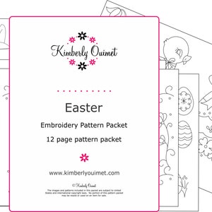 Easter Embroidery Pattern hand embroidery Easter Embroidery Design image 3