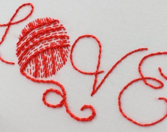 Knit and Crochet Embroidery Design Set Hand Embroidery