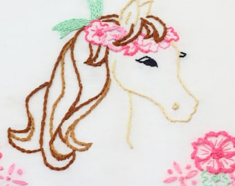 Horse Embroidery Pattern Horse Design Horse Embroidery Design