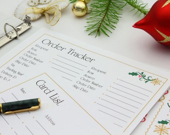 Christmas Planner Holiday Journal Christmas Party Planner