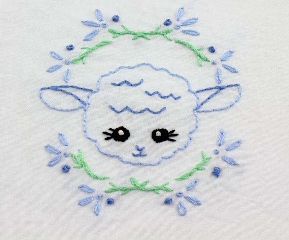 Baby Girl Embroidery Design Baby Embroidery Pattern Hand Etsy