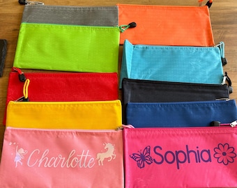 Pencil case | personalised | birthday gift | girls gift | childrens name present | kids school stationery | back to school | gift for kids |