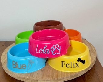 Personalised Small Pet bowls | Puppy | Kitten | rabbit | Pet supplies | Pet accessories | Cat | Dog | Pet gift | Handmade | Feeding bowl |