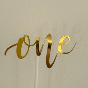 First birthday cake topper | one cake topper | kids party decor | custom first birthday cake topper | smash cake topper | age one cake |