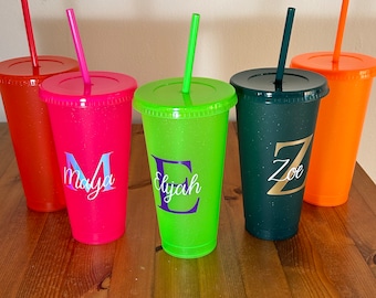 Personalised name cold cup | 24oz | Starbucks cup with lid and straw | hen party | bridesmaid | birthday | name cup | personalised cup |xmas