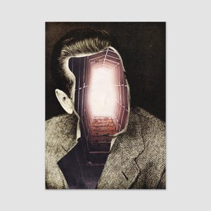 Stampa artistica collage - buco - Stampa artistica