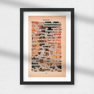 Original Collage Arbeit - metzengerstein 1