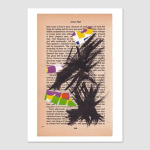 Contemporary Collage Art Print - scratch v.2