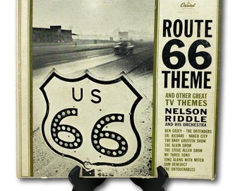 Nelson Riddle Route 66 Theme LP Capitol ST1771 Vintage TV Soundtrack Vinyl