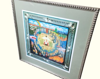 Allan Mardon Dancing Back the Buffalo 1992 Signed Artist Proof Lithograph Native American Art