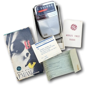Vintage GE AM Transistorradio - 1960er/70er Jahre - Zum Ausstellen/Reparieren