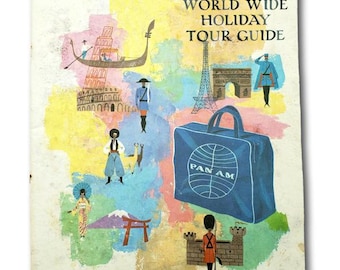 Opuscolo della guida turistica mondiale Pan Am del 1964