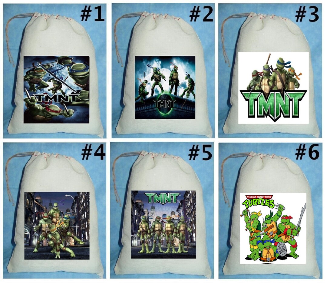 12 Teenage Mutant Ninja Turtles TMNT Birthday Party Favor Loot - Etsy