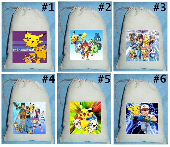 12 Pokemon Pikachu Anniversaire Bonbonniere Bonbons Regal Etsy