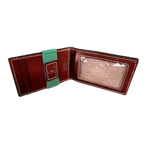 Cartera minimalista ultradelgada hecha a mano / Cuero de grano superior / Personalizable / Fabricada en EE. UU. / Personalizada / Venchir Lux
