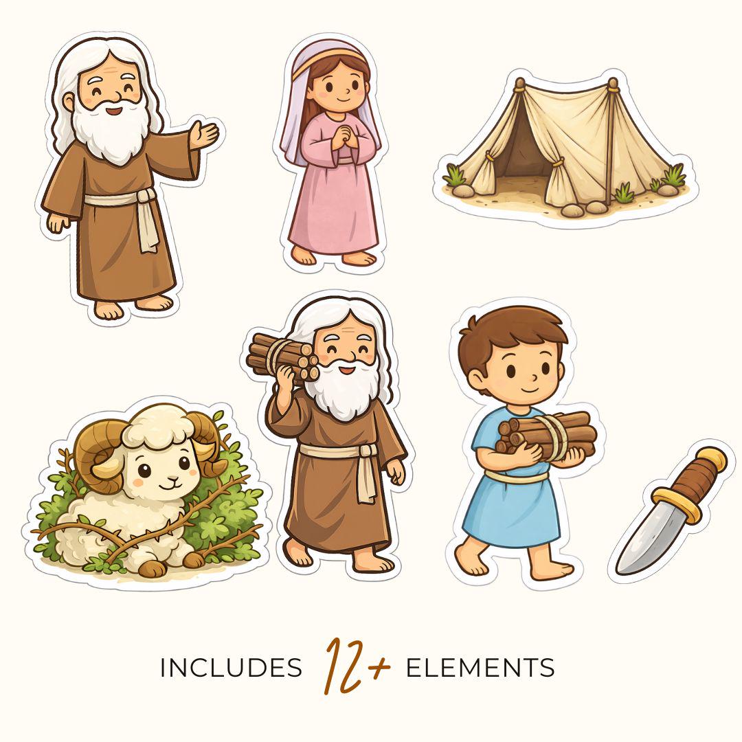 Come Follow Me 2026 Old Testament | Abraham & Isaac Bible Story Puppets ...