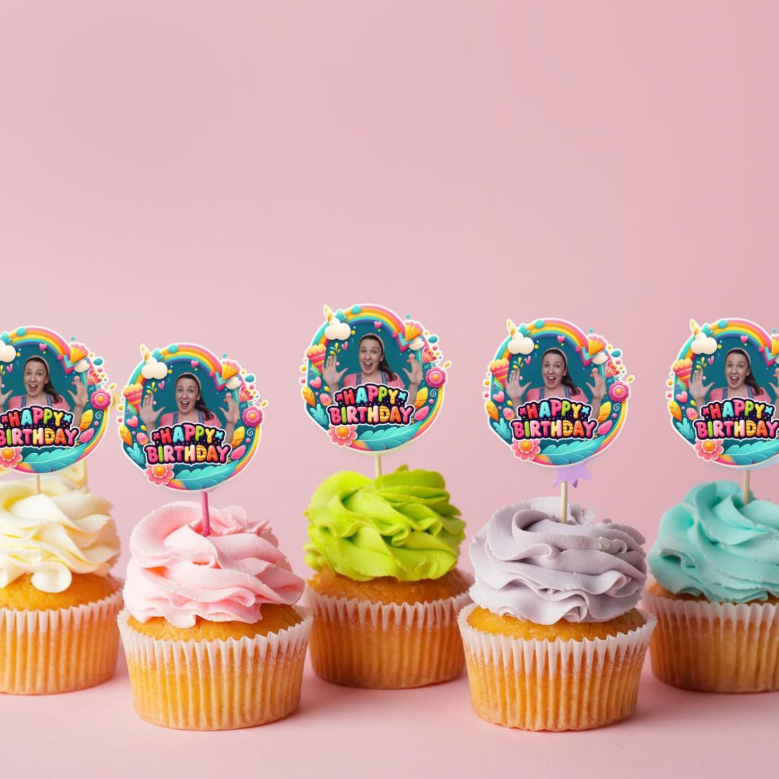 Ms Rachel Cupcake Toppers Birthday Party, Ms Rachel Themed Birthday ...