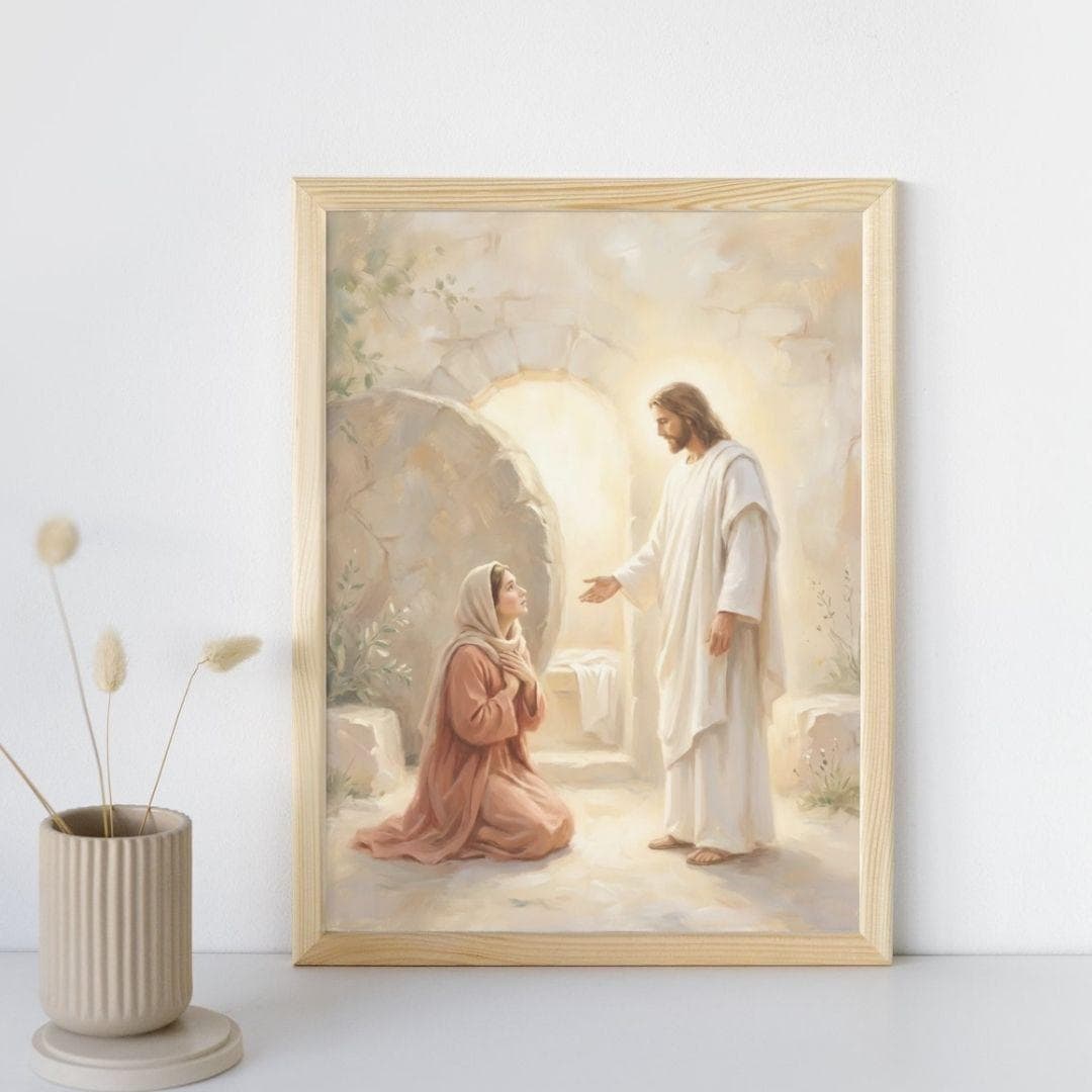 Jesus Appears to Mary Magdalene | Resurrection Morning, He is Risen ...