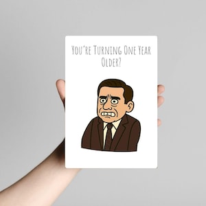 The Office Birthday Card: Michael Scott Meme (PNG Digital Download)
