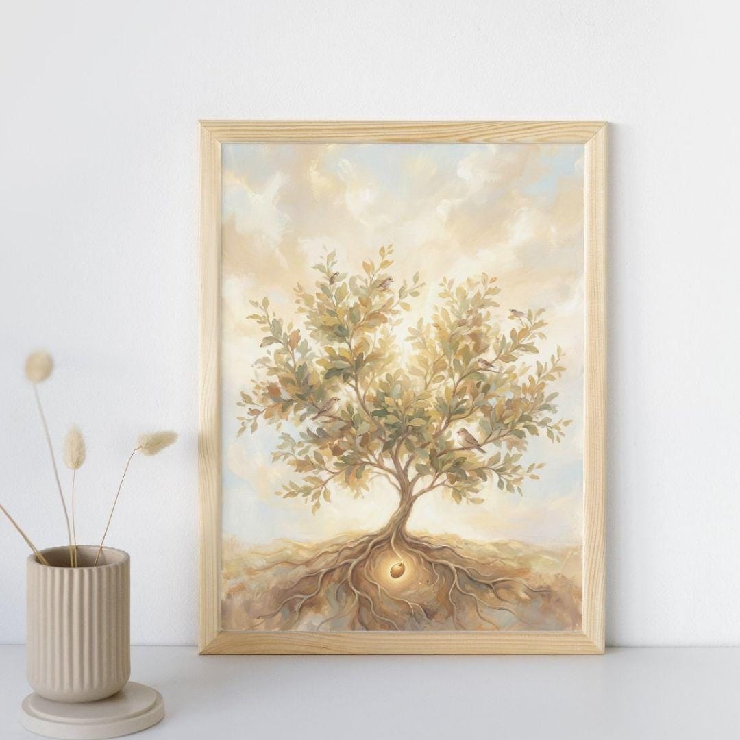 Parable of the Mustard Seed Christian Art | Kingdom of Heaven Print ...