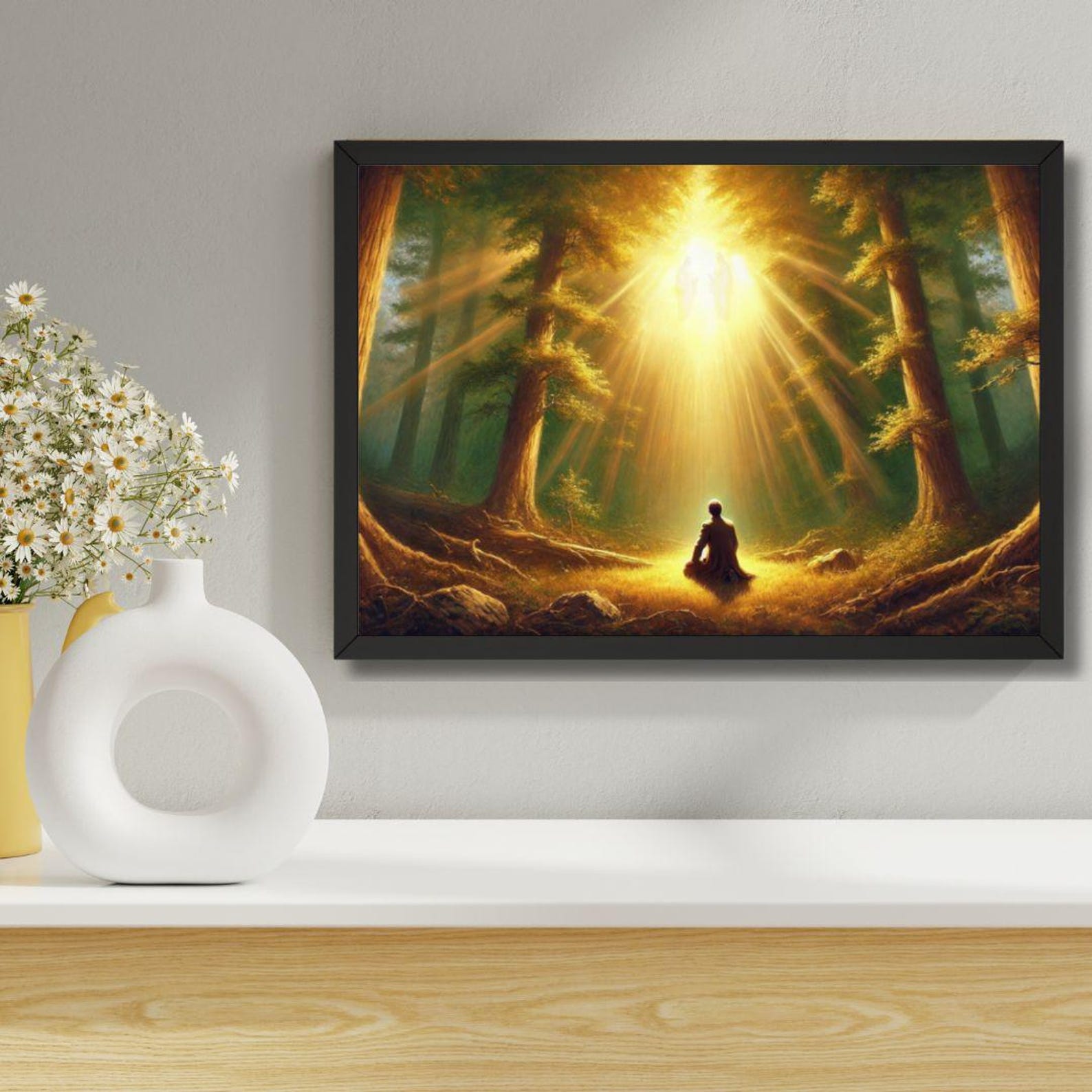 The First Vision | LDS Joseph Smith First Vision Painting, the ...