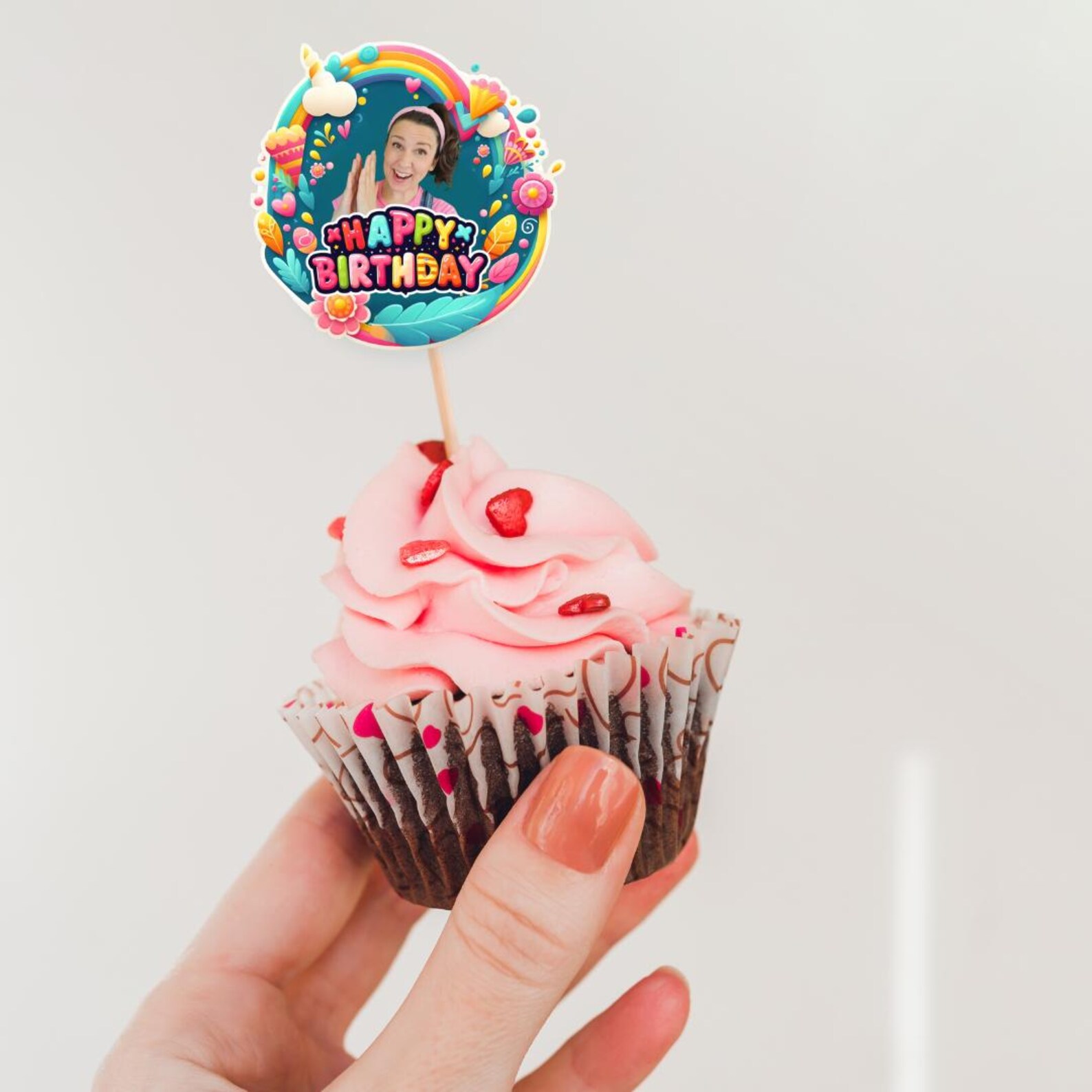 Ms Rachel Cupcake Toppers Birthday Party, Ms Rachel Themed Birthday ...