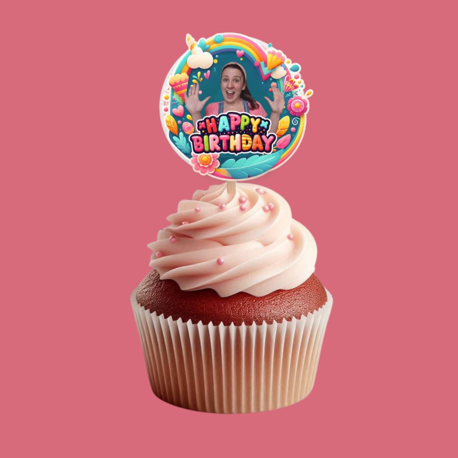 Ms Rachel Cupcake Toppers Birthday Party, Ms Rachel Themed Birthday ...