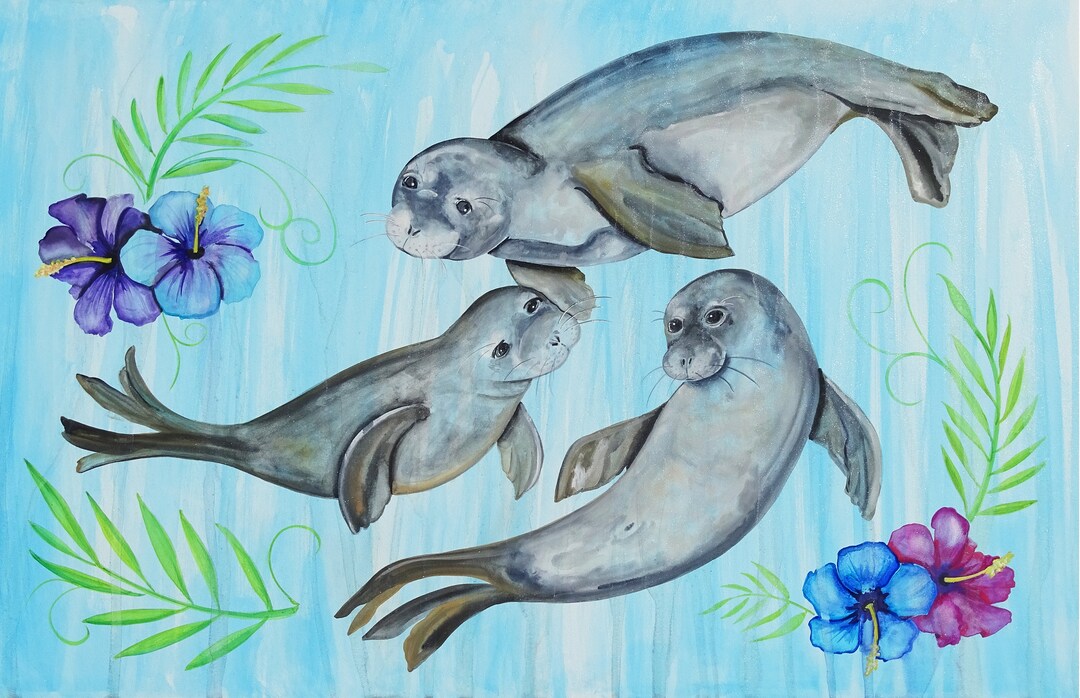 HAWAIIAN SEALS様 プラナロム リクエスト 5点 まとめ商品 Hawaiian Monk Seals by Melody Smith - Etsy