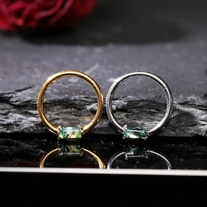 16G Silver Earring Water Grass Agate Septum Jewelry/Septum Ring Ear Helix/Nasal Septum Jewelry/Tragus/Piercing Ring 8/10mm