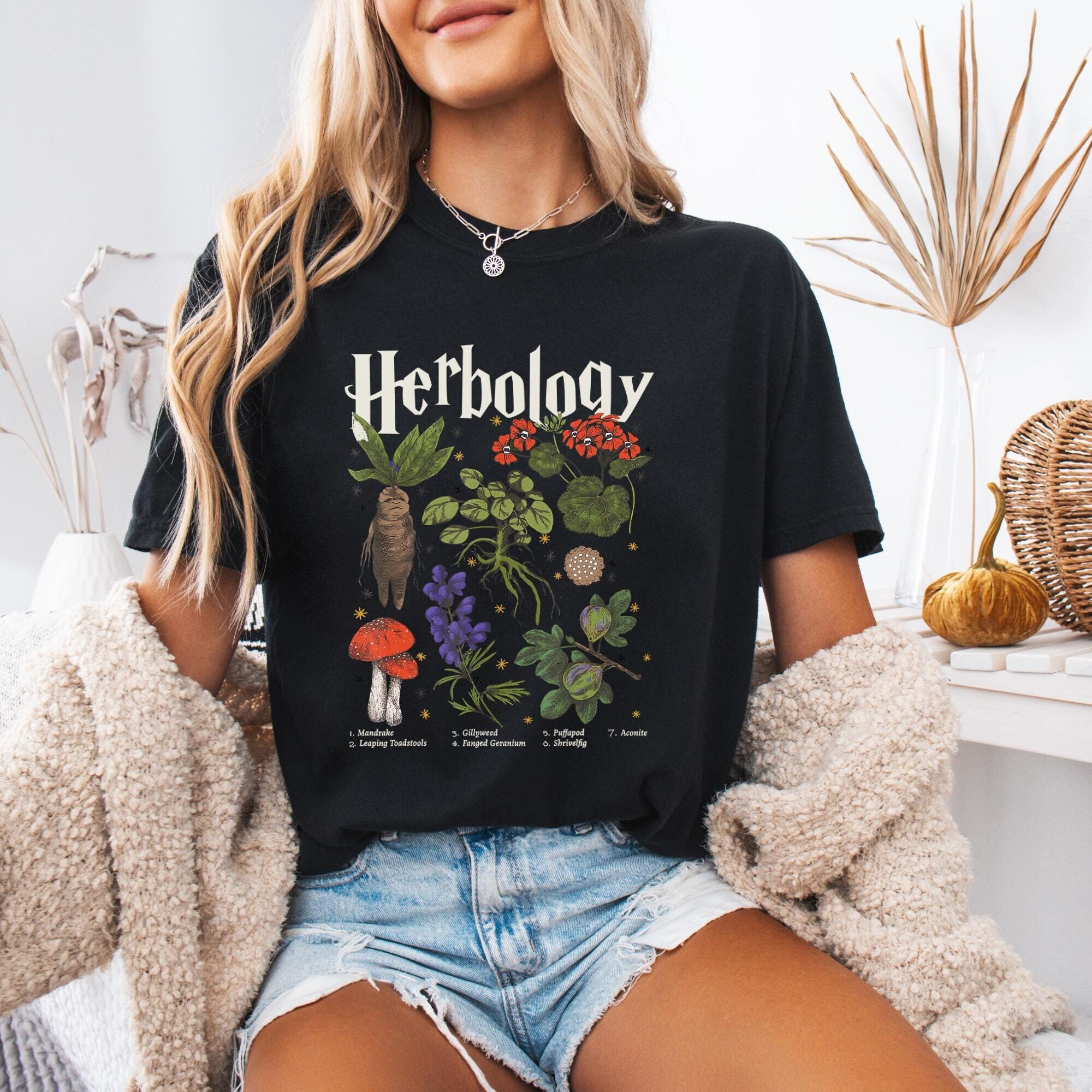 Herbology Comfort Colors® 植物シャツ、マジカルハーブシャツ 