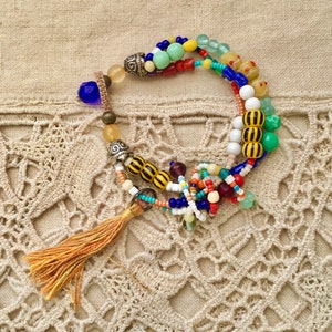 Antique Trade Bead Bracelet