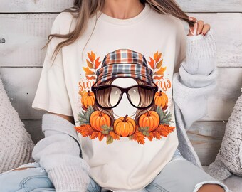 Spooky Vibes Halloween Sublimation Design: Pumpkin Candy Hearts (PNG)